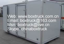 Color coated steel dry truck body